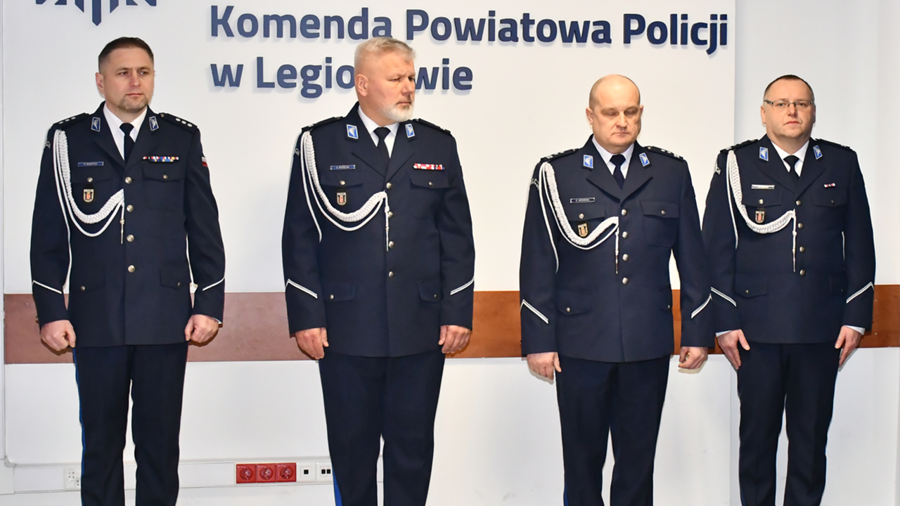 Uroczyste przekazanie obowiązków Komendanta Powiatowego Policji w Legionowie