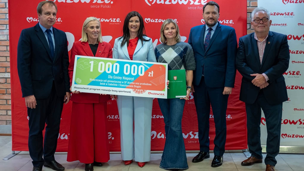Milion złotych na sport w gminie Nieporęt