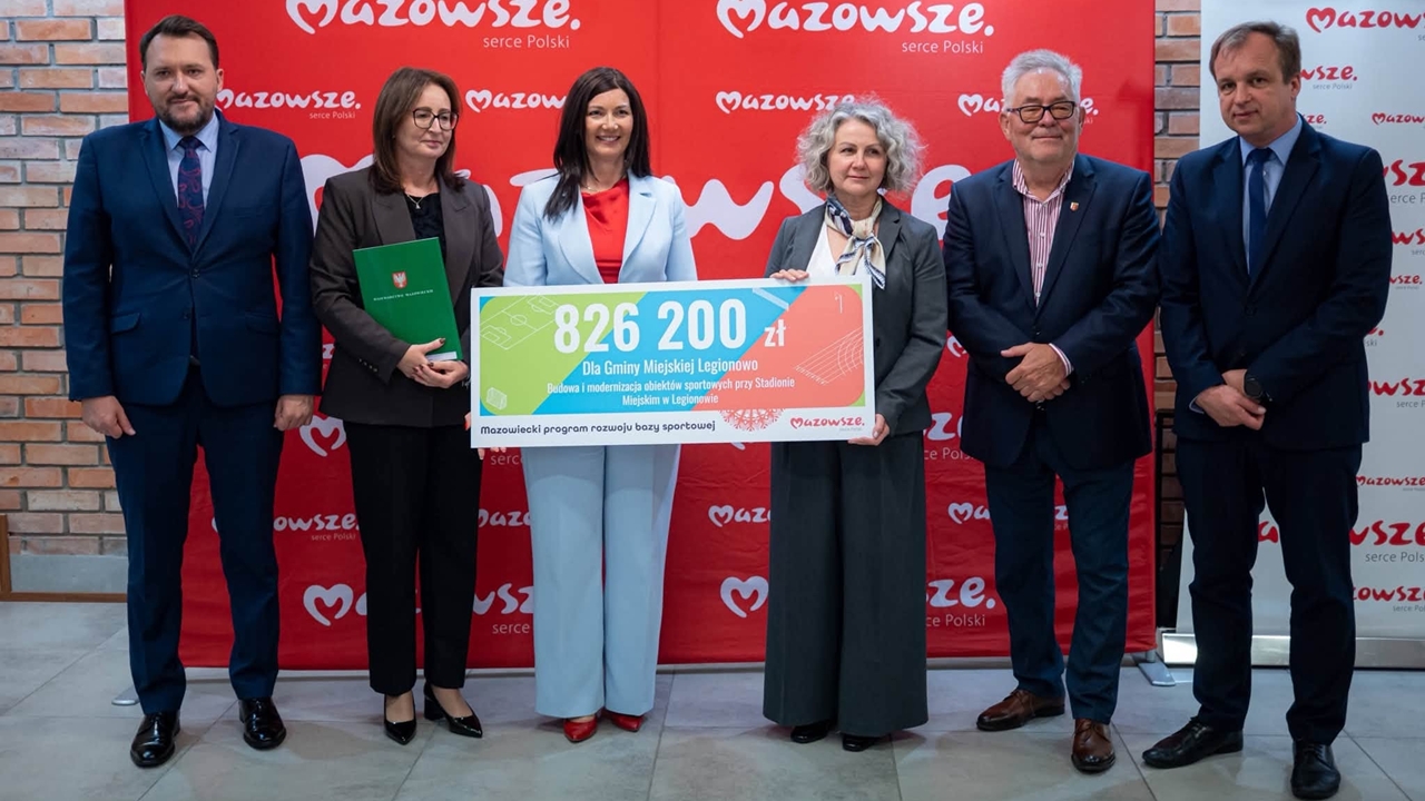 Ponad 826 tys. zł na obiekty sportowe w Legionowie