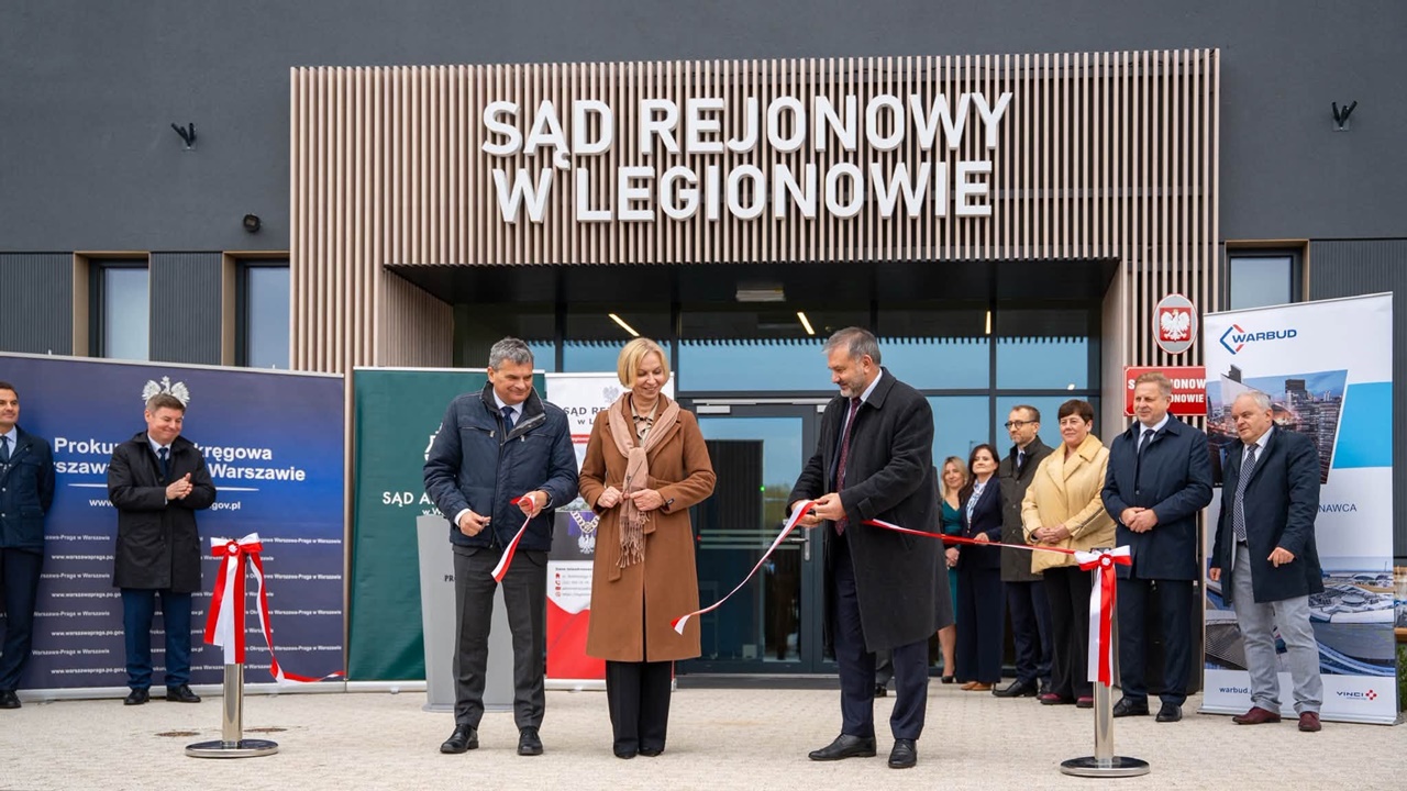 Nowe budynki sądu i prokuratury w Legionowie otwarte